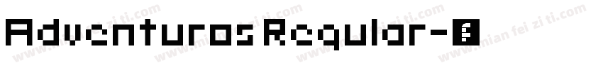 Adventuros Regular字体转换